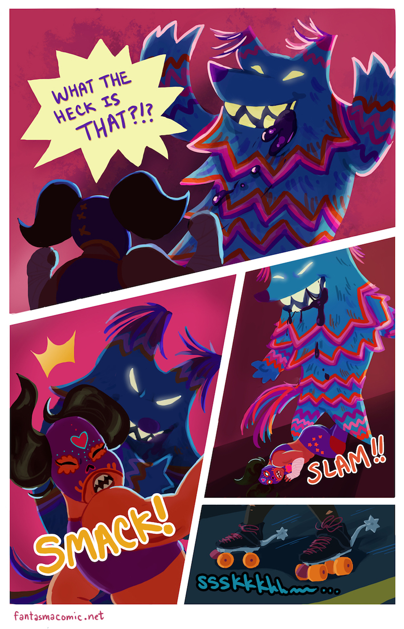 Illustration for article titled In Stephanie Barros' Fantasma, Death and Lucha Libre Are the Ultimate Superpowers